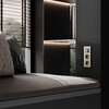 Миниатюра фото диммер графит акрил werkel w1142044 | 220svet.ru