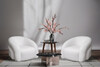 Миниатюра фото кресло monblan поворотное букле белое garda decor monblan-k-hush000 | 220svet.ru