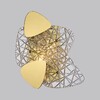 Миниатюра фото бра lumion queeny 6582/2w золотой | 220svet.ru