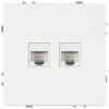 Миниатюра фото розетка эра galaxy 15-3108-08 информационная двойная 2xrj45 ip20 белый матовый б0070770 | 220svet.ru
