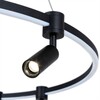 Миниатюра фото подвесная светодиодная люстра arte lamp ring a2186sp-1bk | 220svet.ru