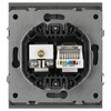 Миниатюра фото розетка эра arktik 16-3110-06 комбинированная rj45+tv графит б0070499 | 220svet.ru