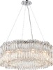 Миниатюра фото подвесная люстра хрустальная 2174/09/10p stilfort, серия admire | 220svet.ru