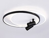 Миниатюра фото настенно-потолочный светодиодный светильник с пультом ду ambrella light comfort fl51392 | 220svet.ru