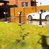 Миниатюра фото садовый светильник-столбик наклонный fumagalli gabri remi/lucia 2l 1r3.613.x20.aye27 | 220svet.ru