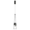 Миниатюра фото подвесной светодиодный светильник odeon light lump 5044/12l темный хром | 220svet.ru