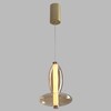 Миниатюра фото подвесной светодиодный светильник crystal lux sp7w led amber | 220svet.ru