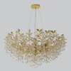 Миниатюра фото подвесная люстра crystal lux eden sp10 gold | 220svet.ru