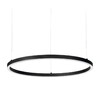 Миниатюра фото подвесной светодиодный светильник ideal lux oracle slim d90 nero | 220svet.ru