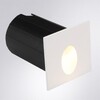 Миниатюра фото уличный встраиваемый светодиодный светильник arte lamp piazza a3402in-1wh | 220svet.ru