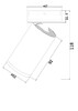 Миниатюра фото потолочный светильник maytoni focus s c058cl-01b | 220svet.ru