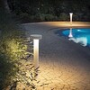 Миниатюра фото уличный светильник ideal lux tesla pt4 small bianco | 220svet.ru