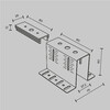Миниатюра фото скоба регулируемая для накладного шинопровода maytoni exility tra034hcb | 220svet.ru
