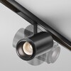 Миниатюра фото трековый низковольтный светильник maytoni focus zoom exility x tr244-12w3k-b | 220svet.ru