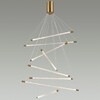 Миниатюра фото подвесной светодиодный светильник odeon light sparky 4369/80l | 220svet.ru