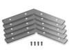 Миниатюра фото соединитель угловой для алюминиевого профиля profile system 120° ambrella light illumination gp8053 | 220svet.ru