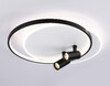 Миниатюра фото настенно-потолочный светодиодный светильник с пультом ду ambrella light comfort fl51392 | 220svet.ru