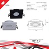 Миниатюра фото точечный светильник reluce technical 16061-9.0-001ld mr16 wt | 220svet.ru