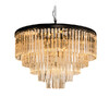 Миниатюра фото люстра odeon 10a black/amber | 220svet.ru