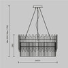 Миниатюра фото подвесная люстра maytoni coliseo mod135pl-06bs | 220svet.ru