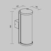 Миниатюра фото уличный настенный светильник maytoni conf o451wl-01gf | 220svet.ru