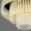 Миниатюра фото потолочная люстра lumion spirals 6576/11cr черный | 220svet.ru