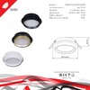 Миниатюра фото встраиваемый светильник reluce technical 53005-9.0-001rld gx53 wt | 220svet.ru