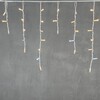 Миниатюра фото гирлянда бахрома 3,1 x 0,5 м тепло-белая с мерцанием белого диода 220в, 120 led, провод белый каучук, ip65 ltc ll120blw-8-2ww | 220svet.ru