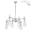 Миниатюра фото потолочная люстра на штанге lumion emily 8268/6 хром | 220svet.ru
