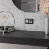 Миниатюра фото рамка из поликарбоната на 2 поста werkel hammer черный w0022408 | 220svet.ru