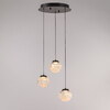 Миниатюра фото подвесной светильник delight collection md25030003-3a matt black/clear | 220svet.ru