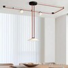 Миниатюра фото трековый светильник denkirs belty flow dk5564-wh+bk | 220svet.ru