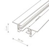 Миниатюра фото шинопровод встраиваемый однофазный nowodvorski profile recessed 9014 | 220svet.ru