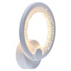 Миниатюра фото настенный светодиодный светильник profit light 8002/1w wht | 220svet.ru