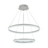 Миниатюра фото подвесная светодиодная люстра profit light 6035/2 wht | 220svet.ru