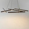 Миниатюра фото подвесной светодиодный светильник maytoni line mod016pl-l80bk | 220svet.ru