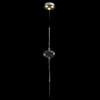 Миниатюра фото подвесной светильник crystal lux glass sp3w led chrome | 220svet.ru
