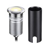 Миниатюра фото встраиваемый грунтовый светильник odeon light ingro 6660/1gl3 | 220svet.ru