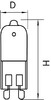 Миниатюра фото лампа светодиодная lightstar g9 3,5w 3000к прозрачная 940422 | 220svet.ru