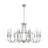 Миниатюра фото подвесная люстра lumion suana 8317/12 хром | 220svet.ru
