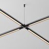 Миниатюра фото х-образный вертикальный коннектор для системы maytoni shelf ca017tx-b | 220svet.ru