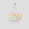 Миниатюра фото подвесная люстра crystal lux abril sp12 gold | 220svet.ru