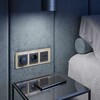 Миниатюра фото рамка из стекла на 3 поста werkel elite айвори w0032443 | 220svet.ru