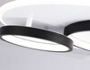Миниатюра фото настенно-потолочный светодиодный светильник с пультом ду ambrella light acrylica fa7719 | 220svet.ru