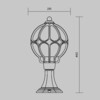 Миниатюра фото ландшафтный светильник maytoni via o024fl-01g | 220svet.ru