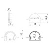 Миниатюра фото заглушка deko-light end cap r-et-01-12 set 2 pcs 979550 | 220svet.ru