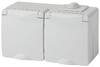 Миниатюра фото розетка эра 2х2p e ip65 16a 250v 11-2603-03 б0035991 | 220svet.ru