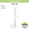 Миниатюра фото садово-парковый фонарь fumagalli artu/g300 g30.158.000.wxe27 | 220svet.ru