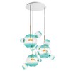 Миниатюра фото подвесной светильник loft it bolle 2027-d3 blue | 220svet.ru