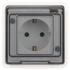Миниатюра фото розетка эра эксперт 11-2521-01 с заземлением с крышкой 2p+e ip55 16a-250в су белый б0063259 | 220svet.ru